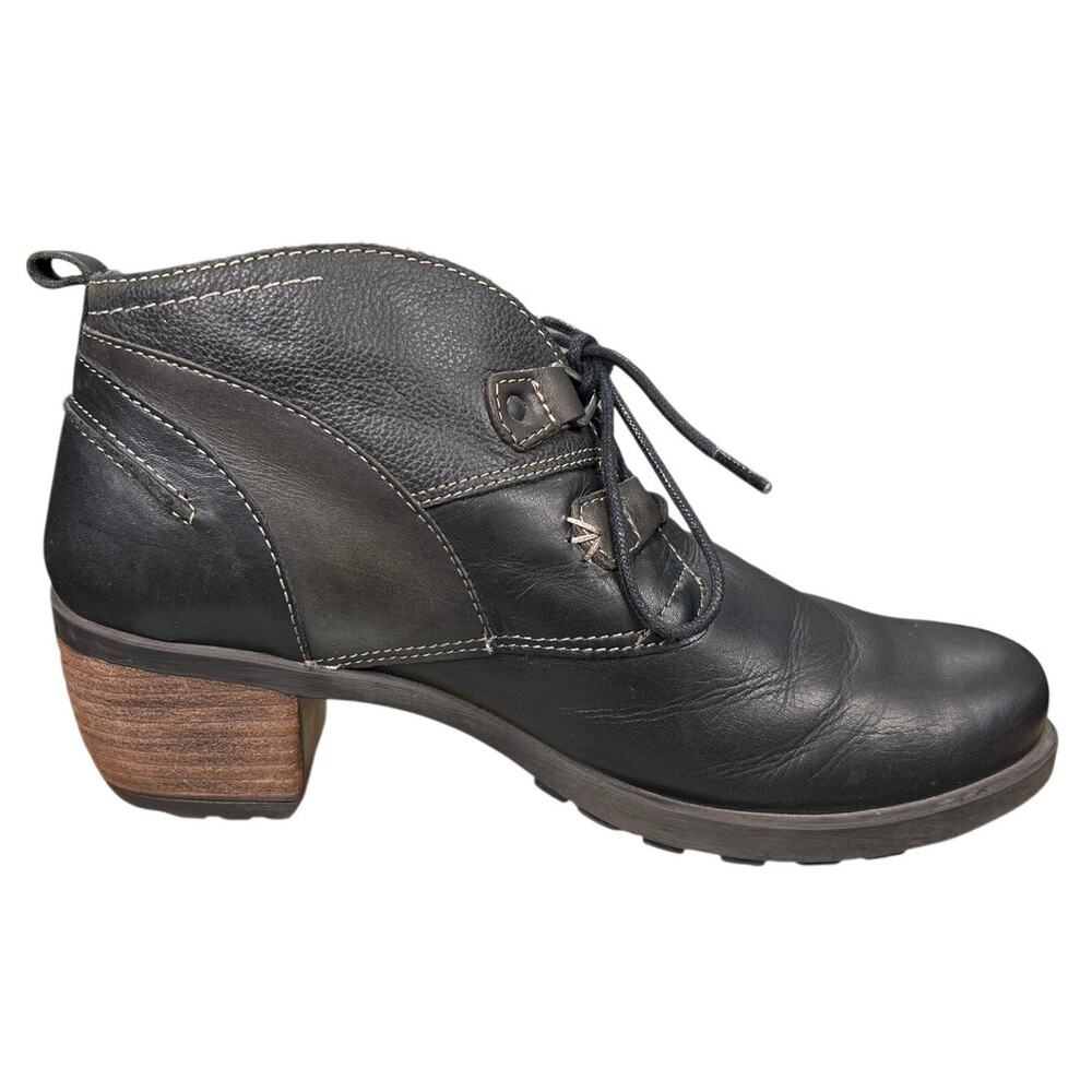 Pikolinos Women’s Le Mans Black Leather Ankle Boot Size 38 US 7.5/8 - Picture 4 of 11